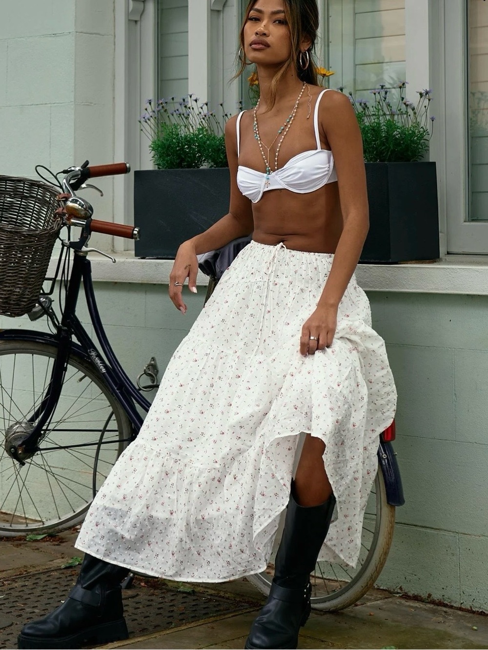 Princess Polly Cherry on Top Maxi Skirt